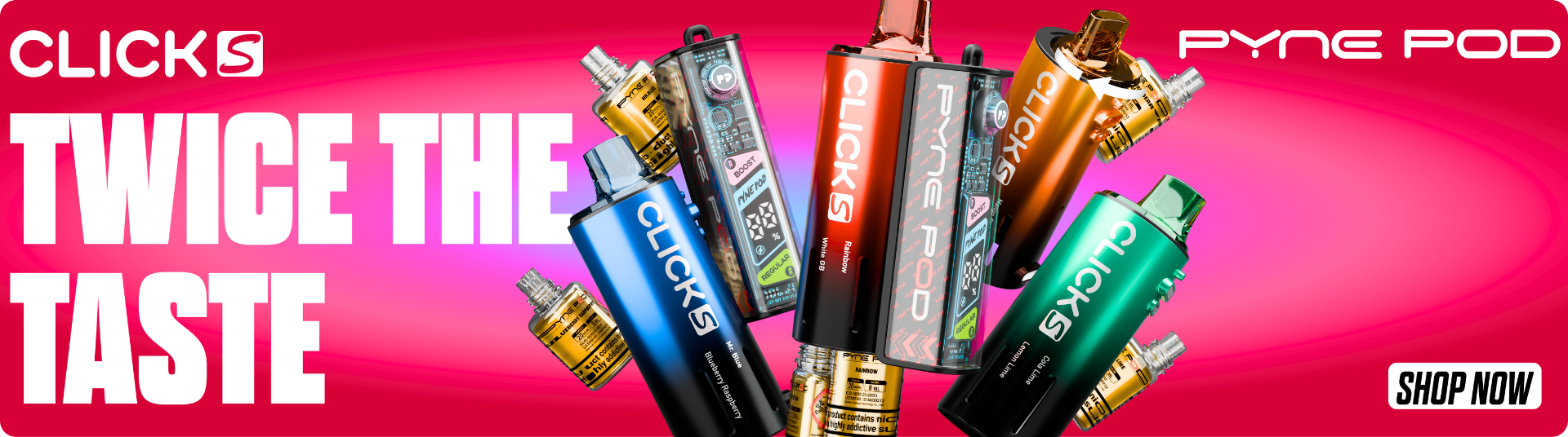 Pyne Pod Click S 30K Pod Kit - Long-Lasting 30,000 Puffs