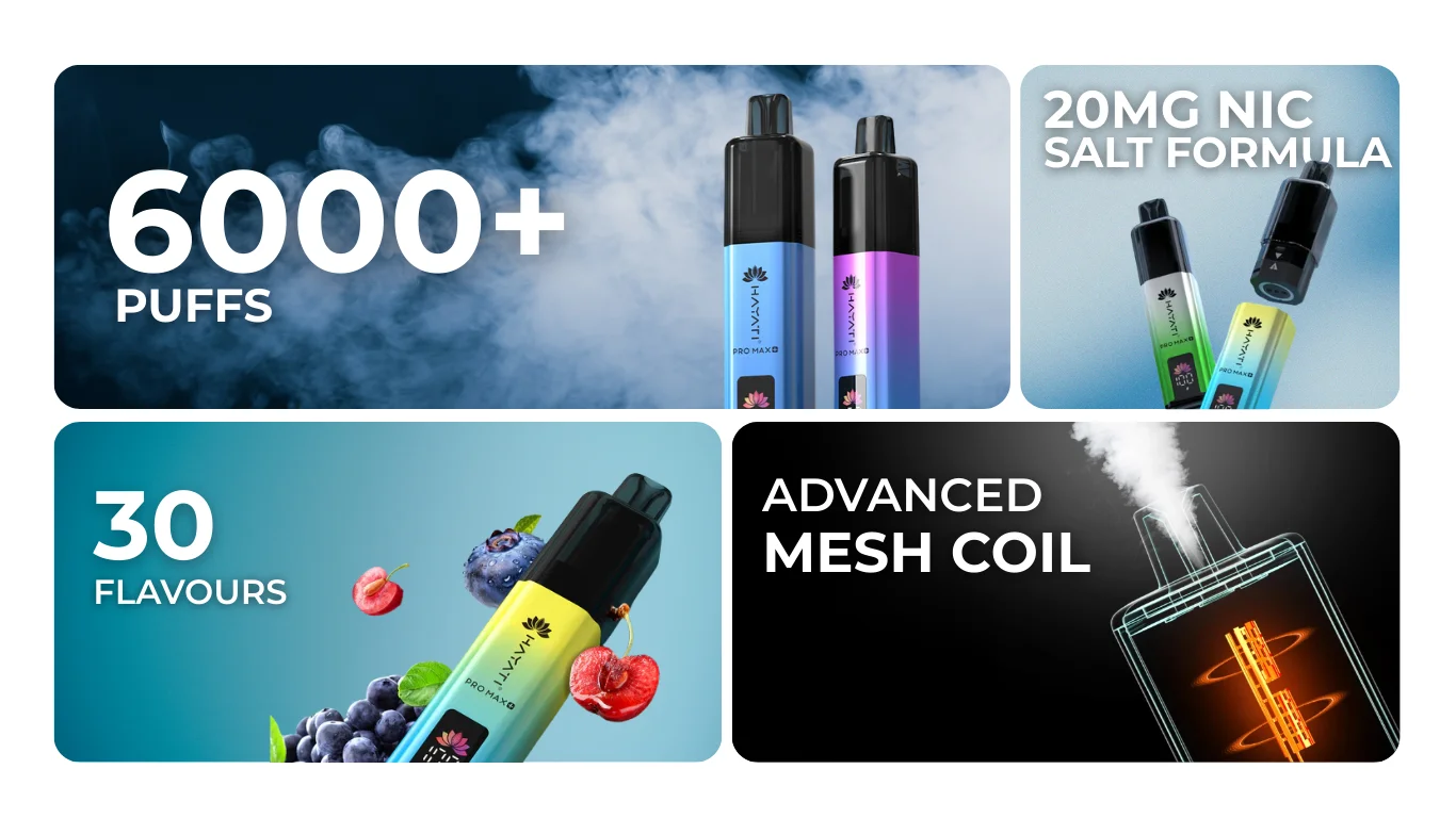 Hayati Pro Max Pods Specifications